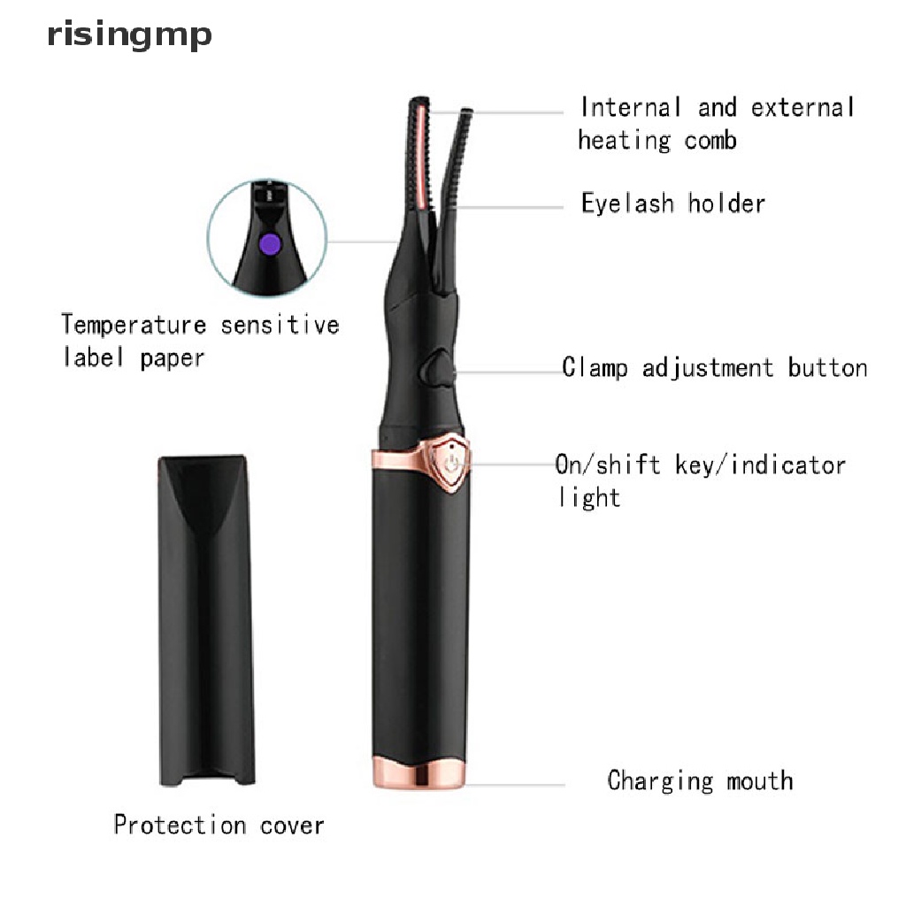Máy Uốn Cong Lông Mi Tự Nhiên 3 Chế Độ Nhiệt Độ Kết Nối USB ♨Trên đó