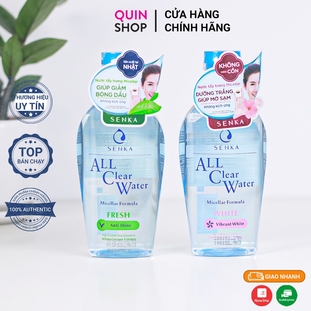 Nước Tẩy Trang Senka All Clear Water Micellar