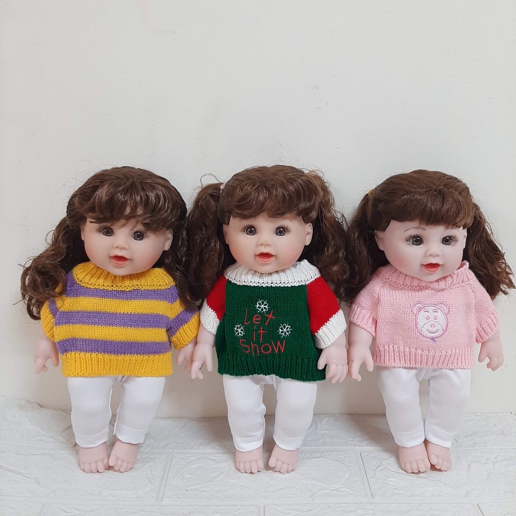 Búp Bê Tái Sinh Nhựa Mềm Cao Cấp Nathaniel  30 cm 12 inch Silicone Vynil Reborn doll