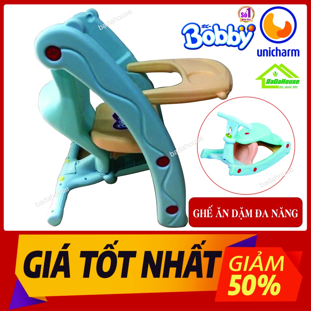 Ghế ăn dặm đa năng, bập bênh cho bé (Quà tặng Bobby)