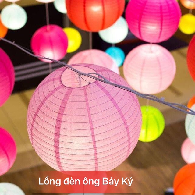 Lồng Đèn Giấy Trang Trí - Lồng Đèn Trang Trí - Lồng Đèn Giấy Lụa