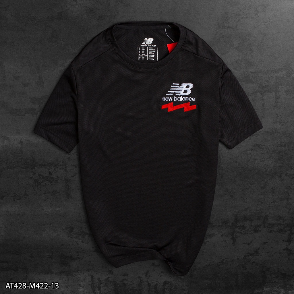 ÁO THUN THỂ THAO NAM NB AT428- VNXK - LOGO THÊU