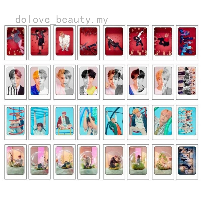 Bộ 32 Thẻ Hình Lomo Nhóm Nhạc Bts Love Yourself