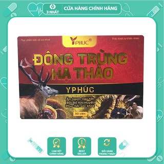 Đông trùng hạ thảo Y Phúc, bồi bổ sức khoẻ, tăng cường miễn dịch, giúp ăn ngon ngủ ngon