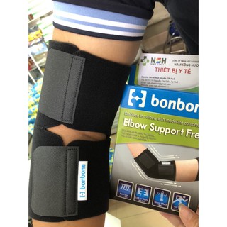Đai nẹp hỗ trợ cố định khuỷu tay Nhật Bản Bonbone Free size ĐAI BĂNG THUN BÓ KHUỶU TAY BONBONE NHẬT BẢN