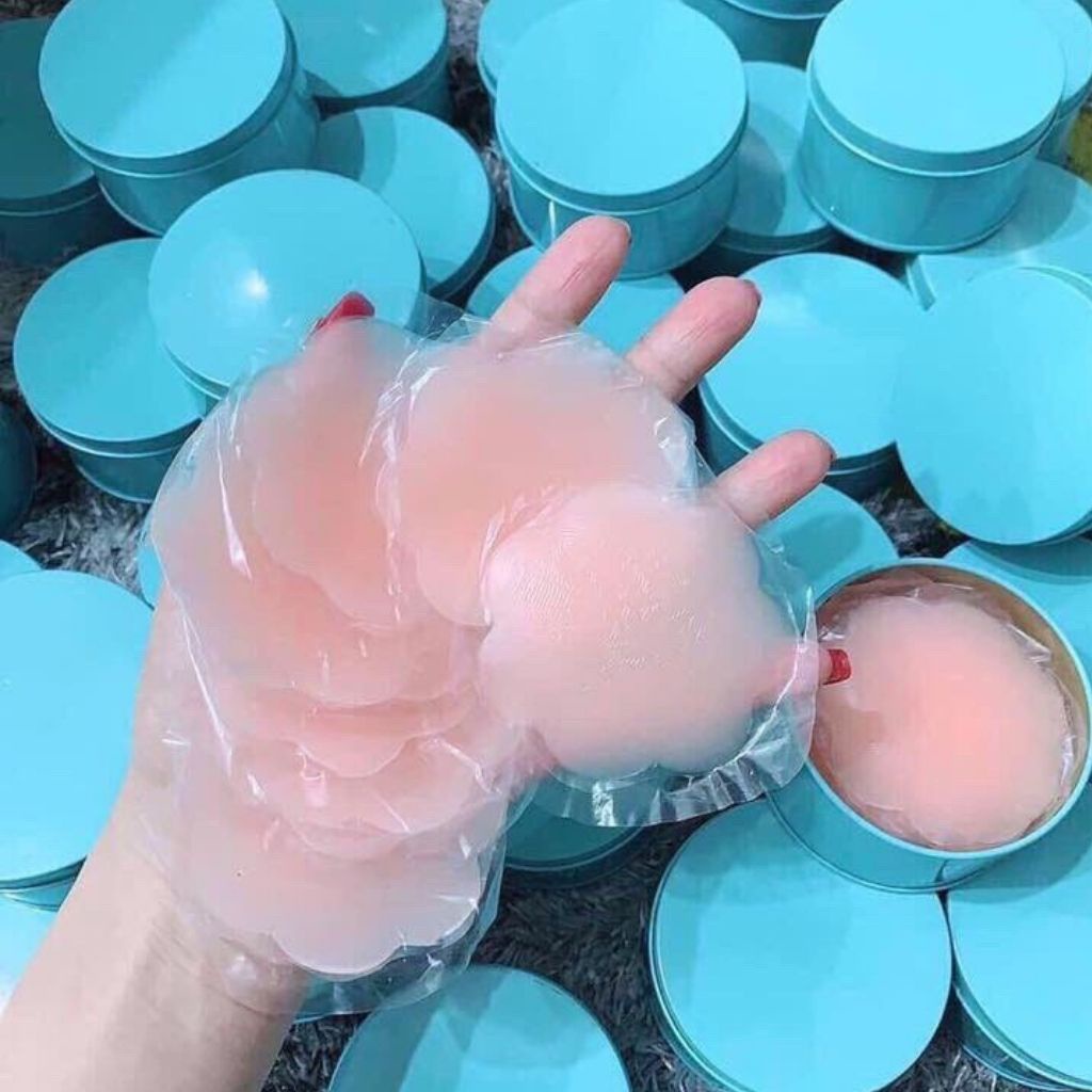 Miếng Dán Ngực MIKY Hộp 5 Đôi Dán Ti Silicon