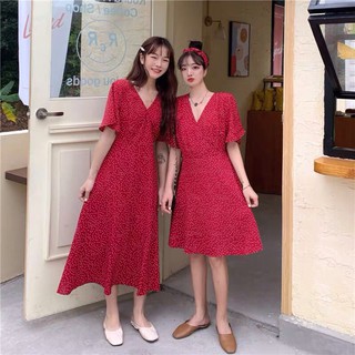 Váy voan hoạ tiết