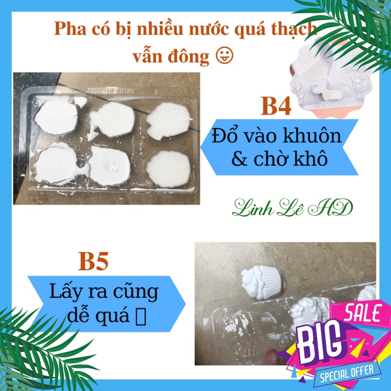 Bộ đắp tô tượng trang trí chủ đề khủng long( làm được khoảng 20-25 phôi tượng trang trí)