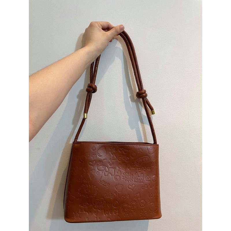 HÀNG CHUẨN - Túi Đeo Vai Hình Thoi DORY&amp;PONY Da Pu FASHION RETRO BAG – TX011