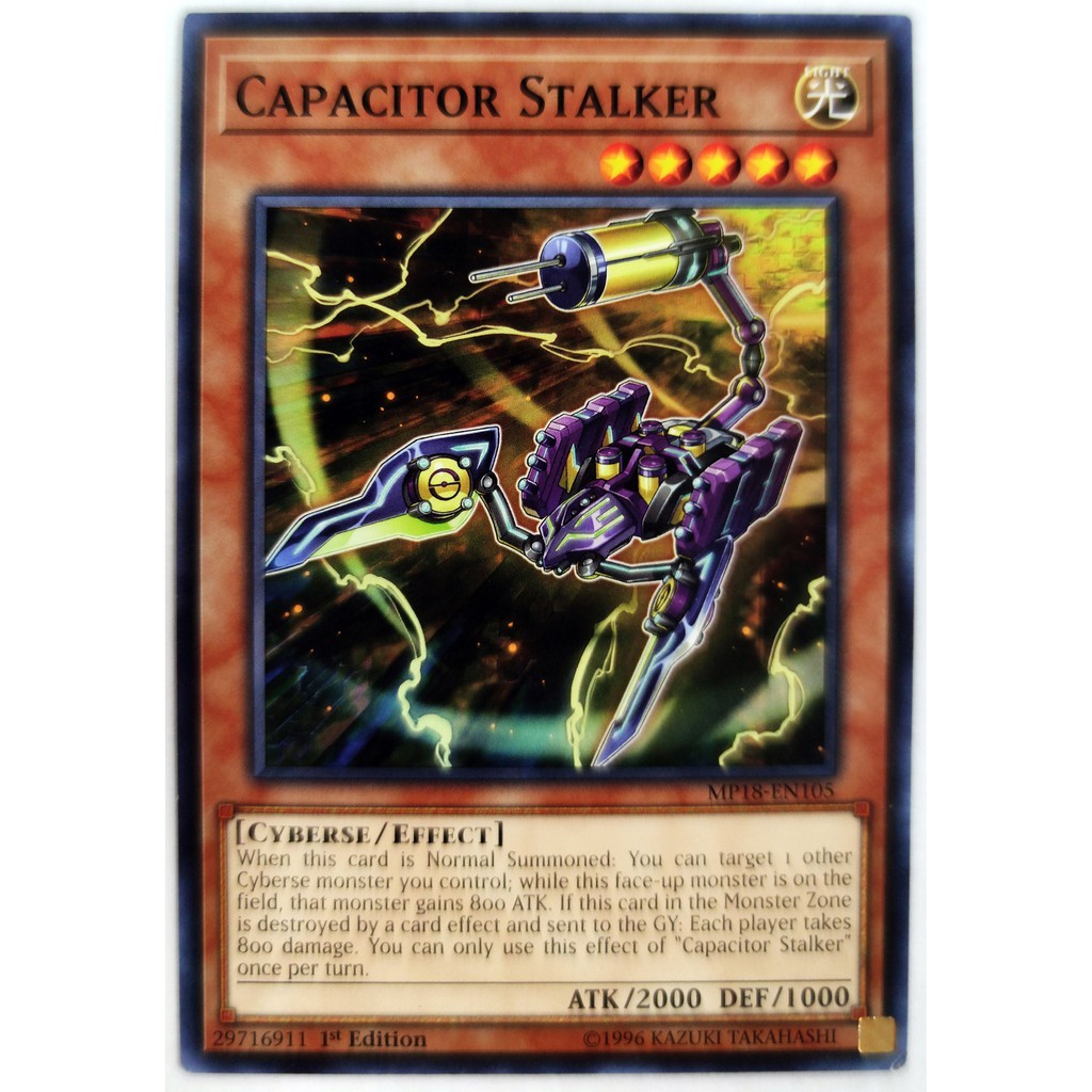 [Thẻ Yugioh] Capacitor Stalker |EN+DE| Common (VRAINS)