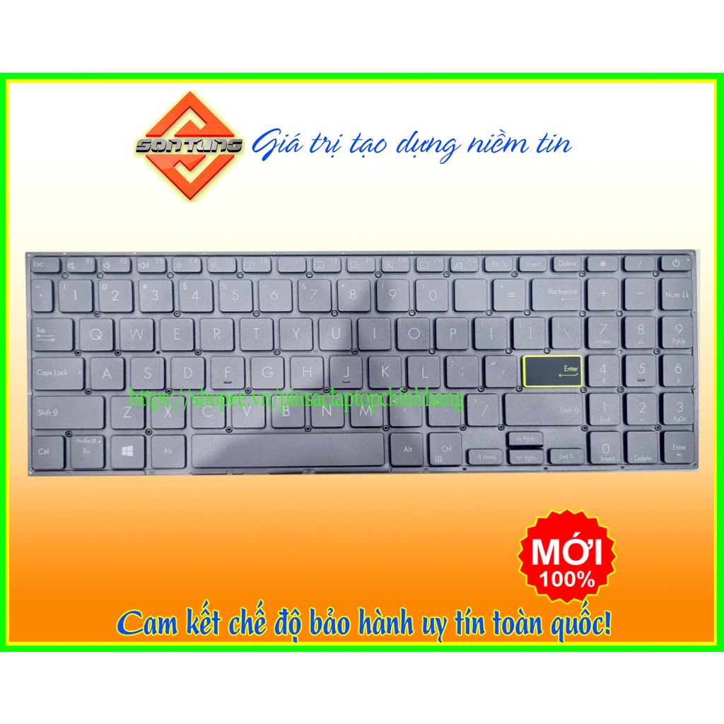( Lưu ý Cáp) Bàn phím laptop Asus VivoBook E510 E510M E510MA L510 L510M- Hàng thay thế