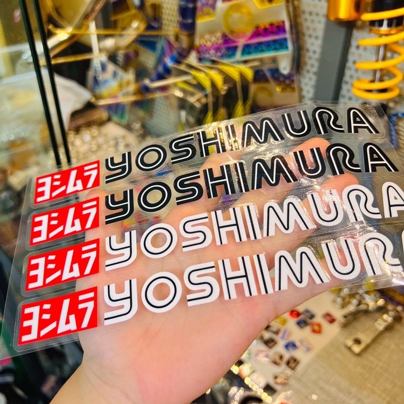 [ 1 cặp ] Tem Dán Phuộc Yoshimura ghép nổi trên mọi nền màu ✌ sẽ