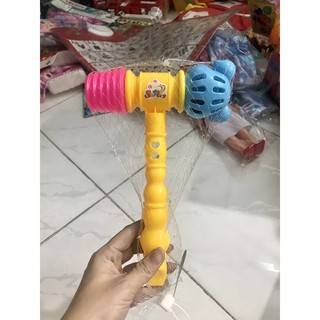 Búa nhựa đồ chơi lục lạc cho bé dài 20cm