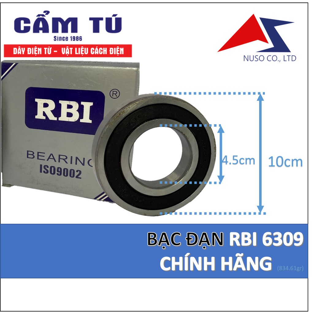 Bạc đạn 6309 RBI - vòng bi 6309 RBI - Bạc đạn nhập khẩu chính hãng