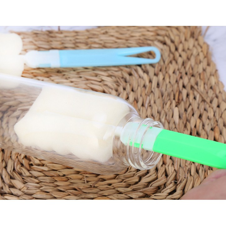 Cọ vệ sinh bình uống nước/bình sữa cho em bé tiện lợi an toàn