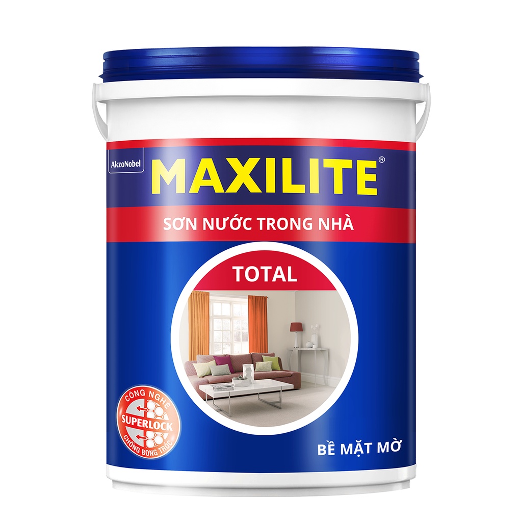 Sơn maxilite total trong nhà màu trắng 5l - ảnh sản phẩm 2