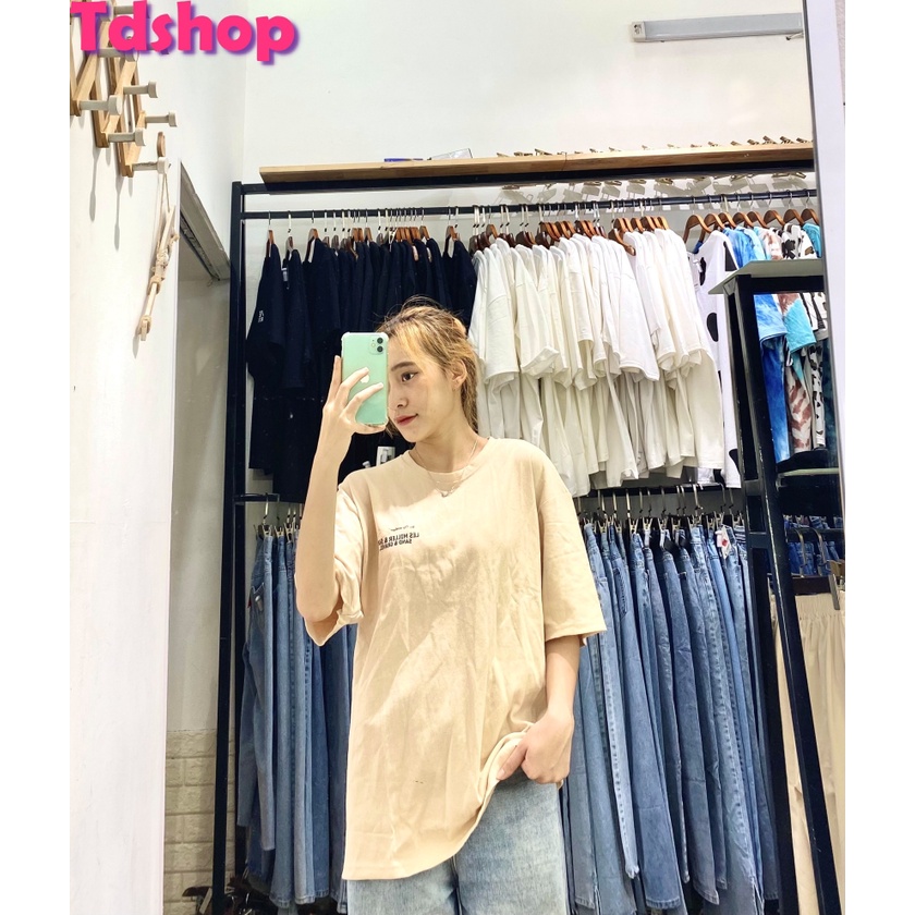 Áo Phông Tay Lỡ Unisex FreeSize BigSize Cao Cấp | Tdshopnt - A02