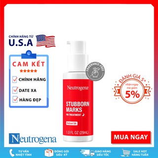 Kem dưỡng đêm cho da mụn Neutrogena Stubborn Marks PM Treatment ( 29mL )