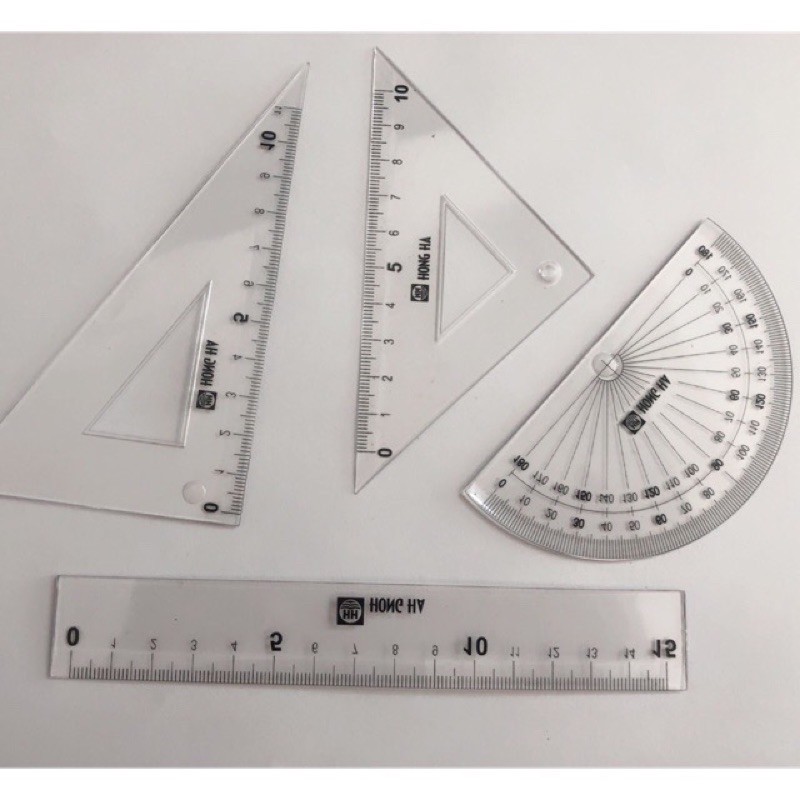 Bộ Eke Thước Đo Độ Học Sinh ( 4 Món )
