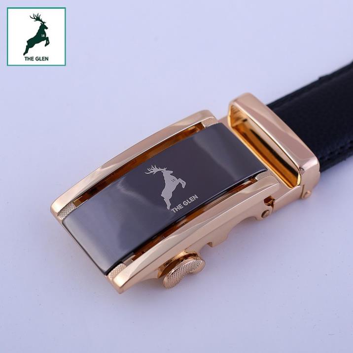 Thắt lưng nam thời trang hàn quốc - Dây lưng nam cao cấp 2021 da PU bảo hành 10 năm THE GLEN TG113 Xịn