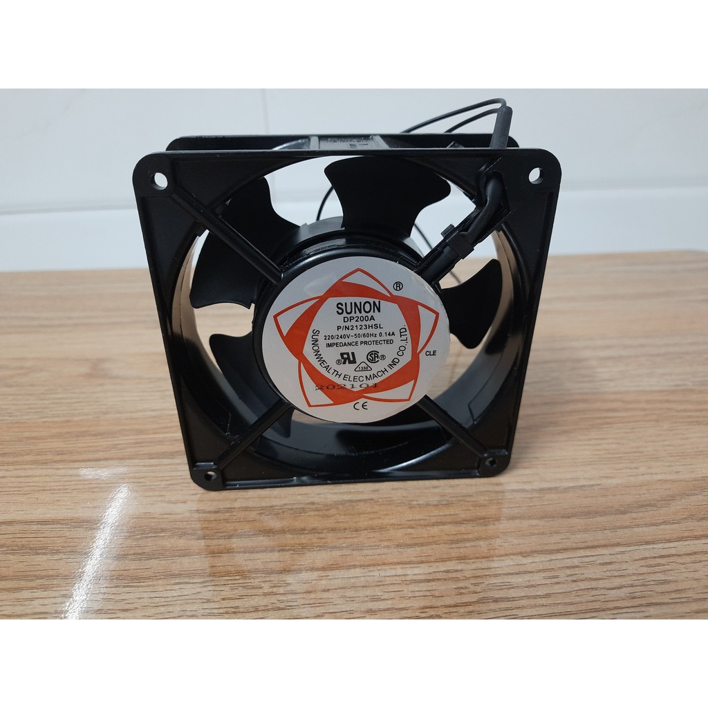 Quạt hút gió, tản nhiệt SUNON DP200A 220V-240V 12x12x3.8cm