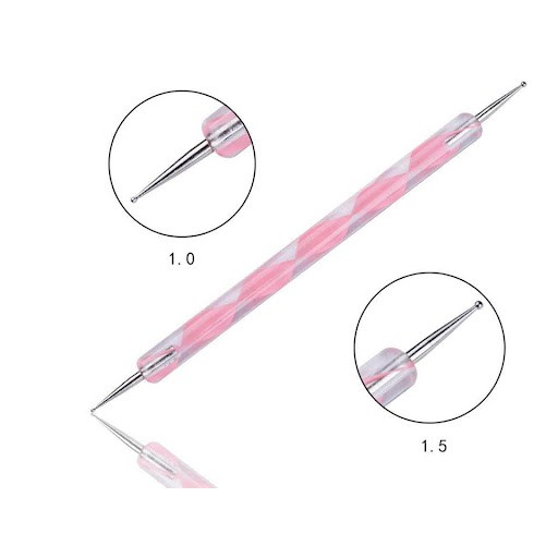 Bút Chấm Bi - Set Bút Chấm Bi 5 Cây 2 Đầu Vẽ Móng