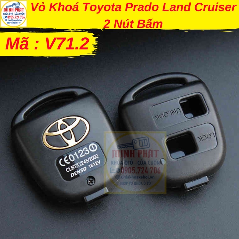 Vỏ chìa khoá Toyota Prado Land Cruiser