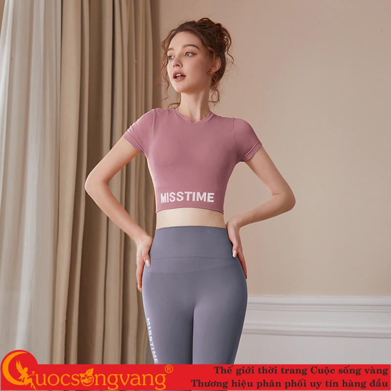 Quần áo yoga nữ bộ đồ tập gym nữ GLSET044 Cuocsongvang