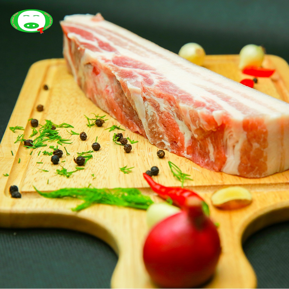 Ba Rọi Heo QTF 500g - HCM
