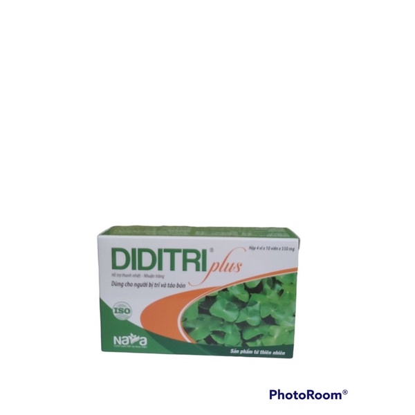 Trĩ DIDITRIplus dùng cho người bi trĩ táo bón đi ngoài ra máu do sa búi trĩ