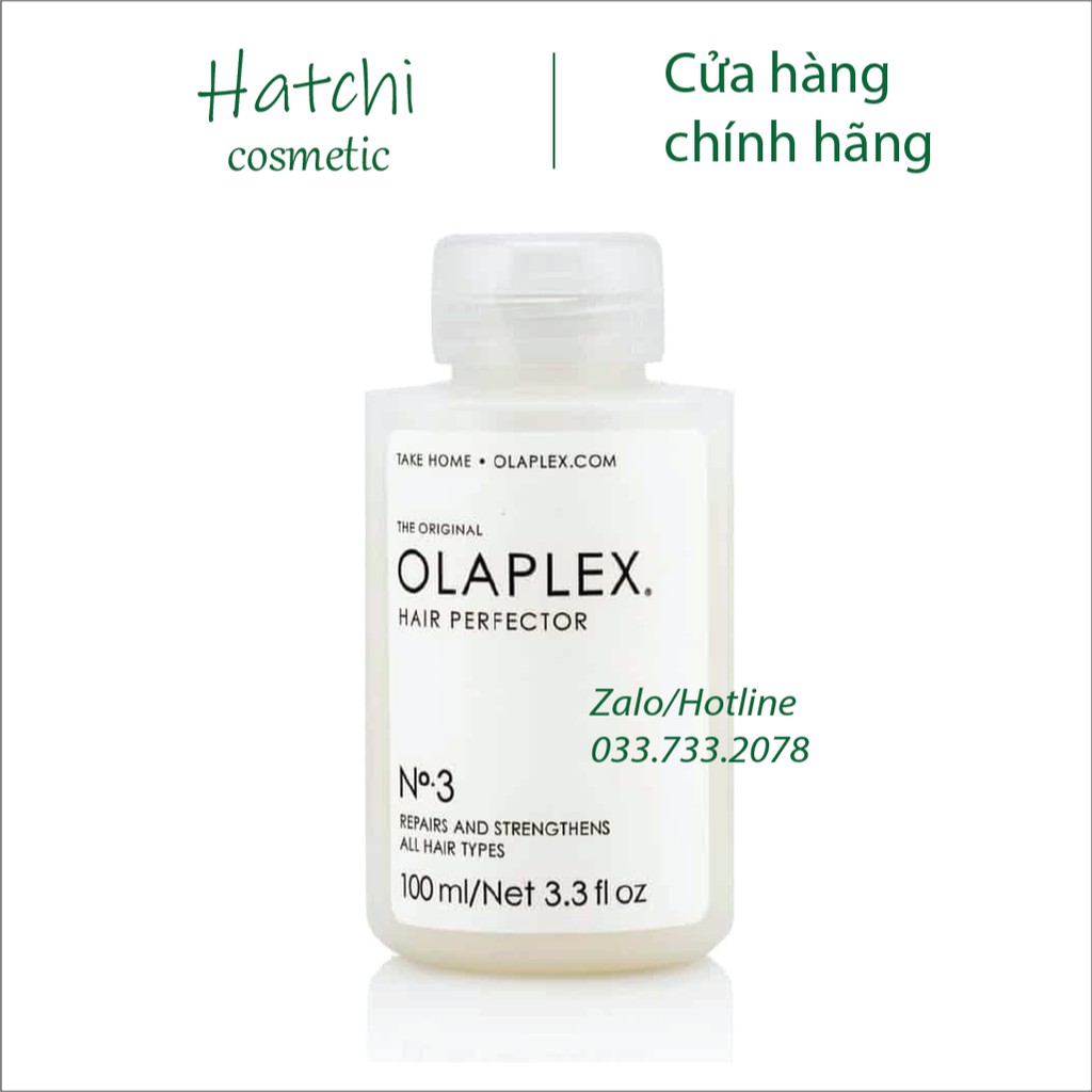 Hấp Phục Hồi Liên Kết Tóc Olaplex Hair Perfector No.3 100ml - Chính Hãng