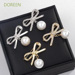 Ghim Cài Áo Hình Nơ Phối Tua Rua Thời Trang Cho Nữ