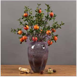 Cành Lựu giả Cao Cấp Sang Chảnh đẹp giống như thật 99% - Vua của các loại Lựu