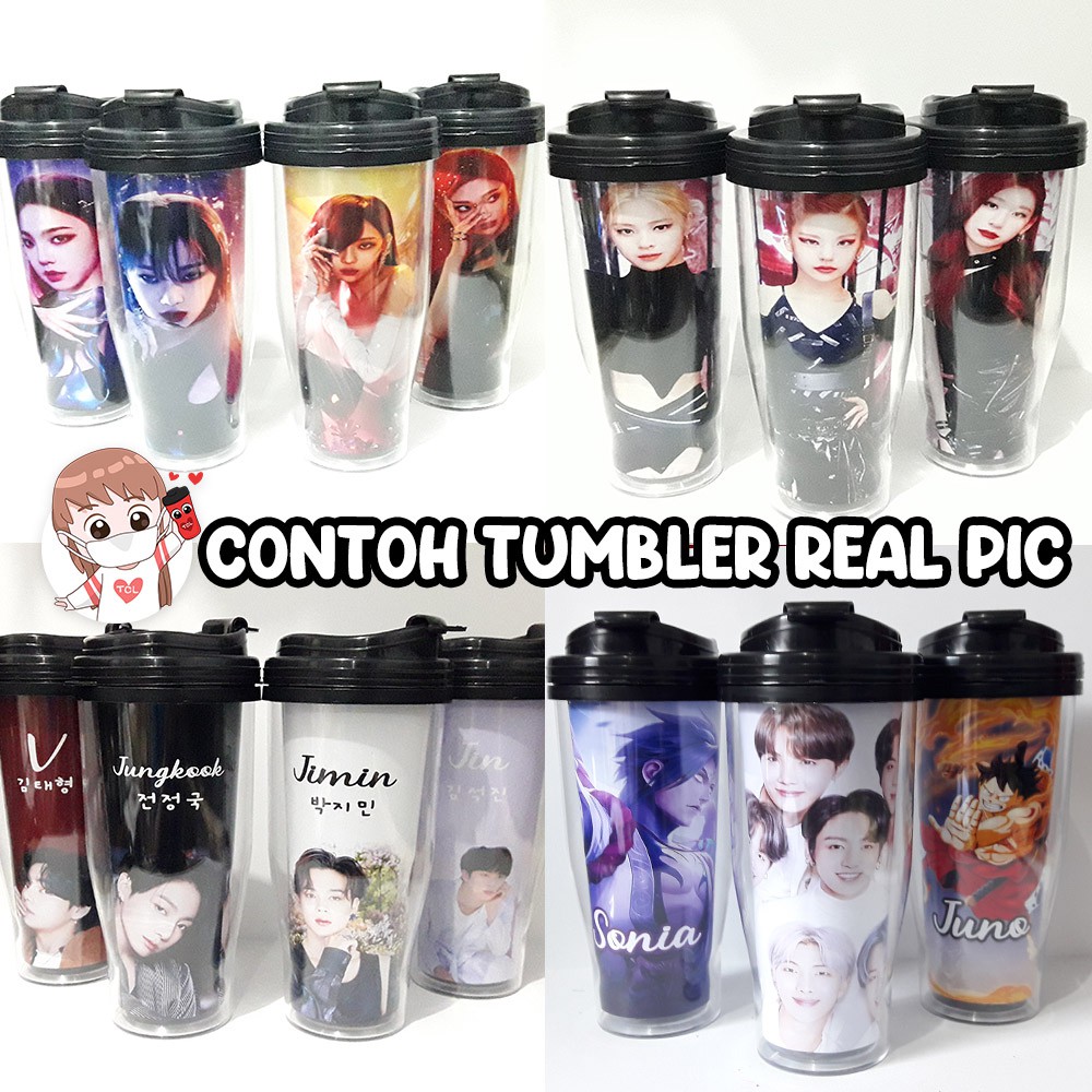 Bình Nước Họa Tiết Bts Version 2 / Merchandise / Drink Bottle / Kpop / Army / Bt21 / P