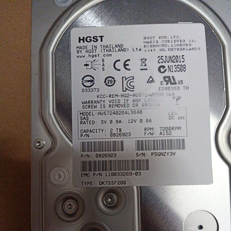 Ổ cứng SAS HGST 2T