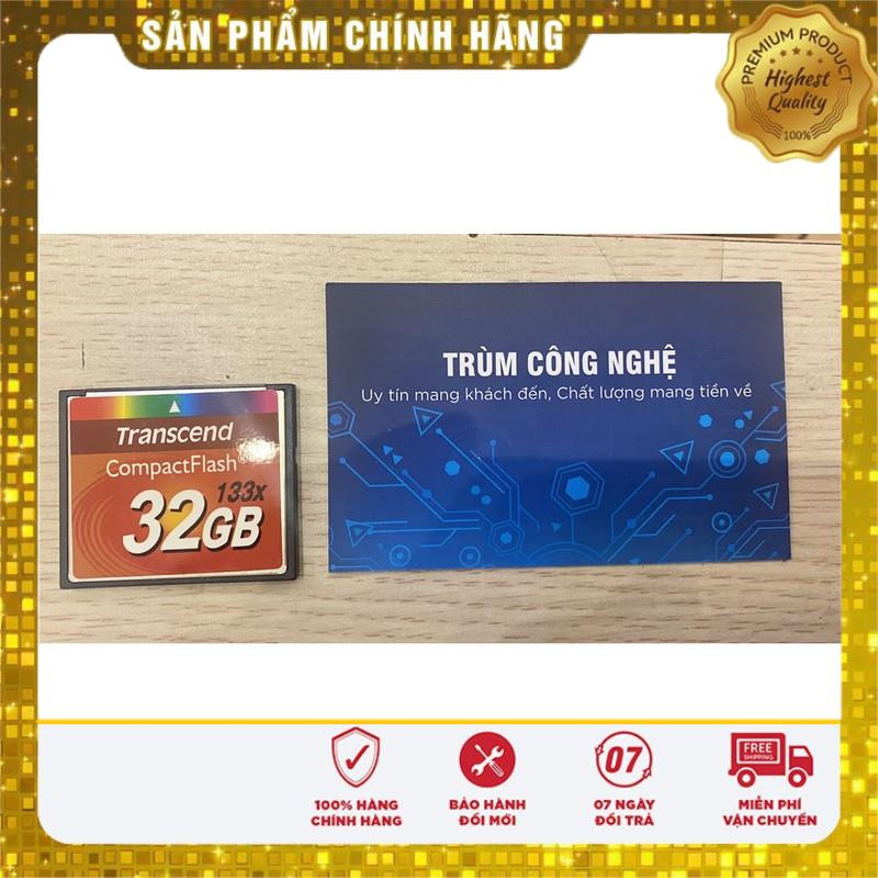 (giá khai trương) Thẻ nhớ CF Transcend CompactFlash 32GB 133x Speed dùng cho máy ảnh , máy CNC