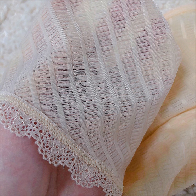 【 Xl F / M】 Đồ Lót Liền Mạch Ren Liền Mạch ZD002#-3037 Quần Lót Nữ Thoáng Khí Lưng Thấp Khoét Lỗ Thoáng Khí Mềm Mại