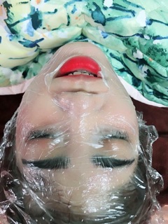 Ủ trắng mặt huyết yến
