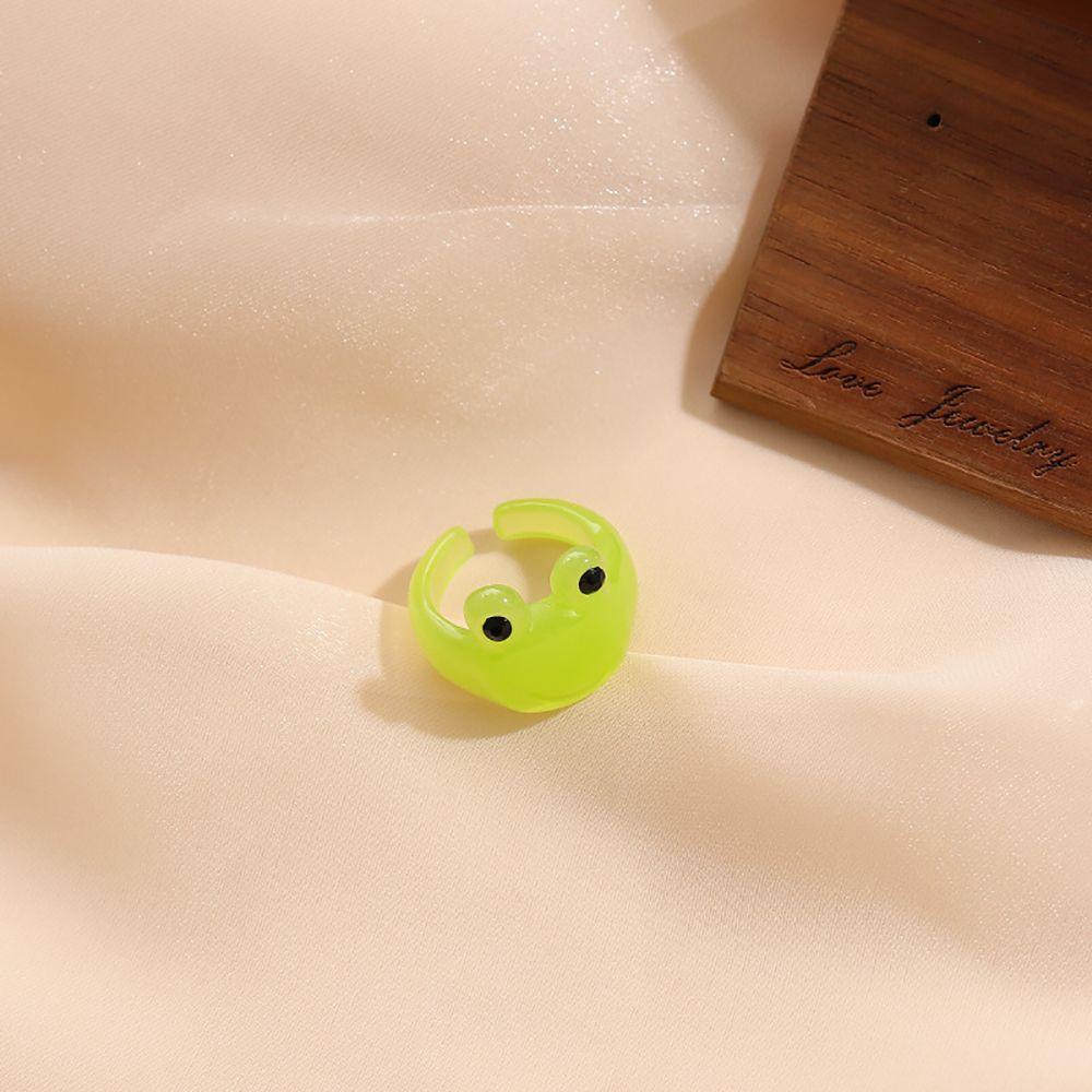 Nhẫn Hở Hợp Kim Họa Tiết Hình Học / Chú Ếch Lấp Lánh Phong Cách Hip Hop Punk Cổ Điển Thời Trang Cho Nữ