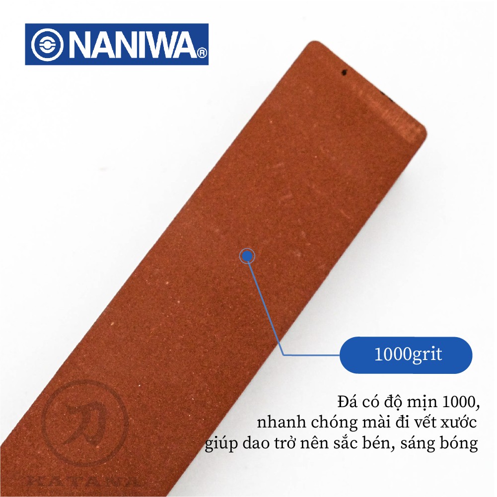 Đá mài trung Naniwa Nhật Bản #1000 (cỡ nhỏ) - NAC 1000