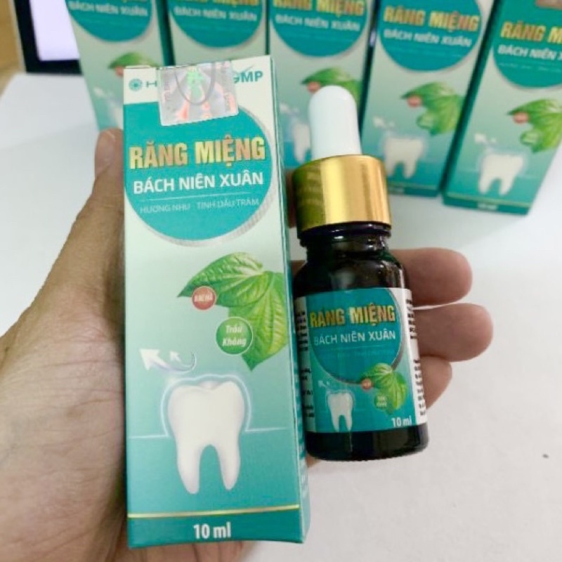 TINH DẦU CHĂM SÓC RĂNG MIỆNG BÁCH NIÊN XUÂN 10ml