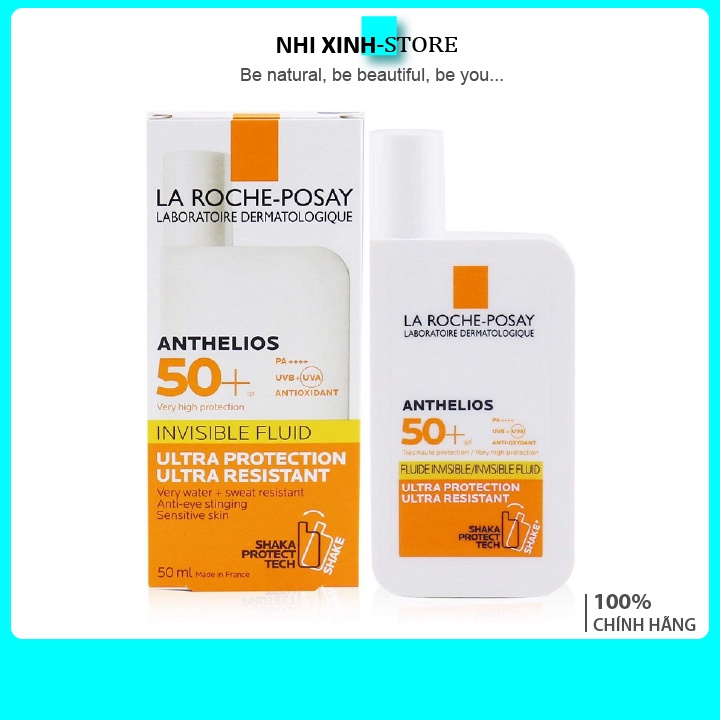 [NEW 2021] Kem Chống Nắng La Roche-Posay Anthelios  INVISIBLE FLUID SPF 50+