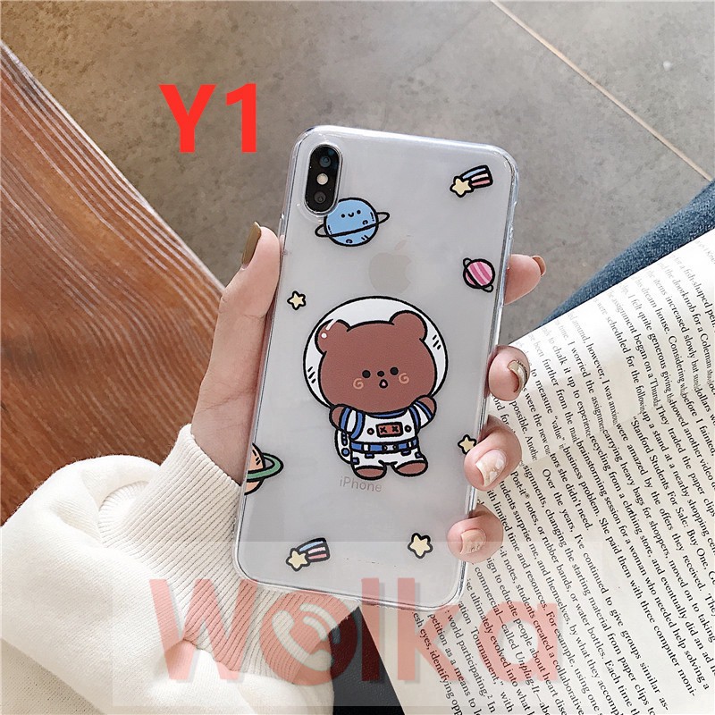 Sale 69% Ốp điện thoại mềm in hoạt hình gấu brown cony cho iPhone, iPhone 11,Y2 Giá gốc 39000đ- 116B86-5