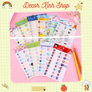 Sticker miếng dán ghi chú nhiều họa tiết không thấm nước xinh xắn, tiện lợi 🍒🍒💞FREESHIP💞