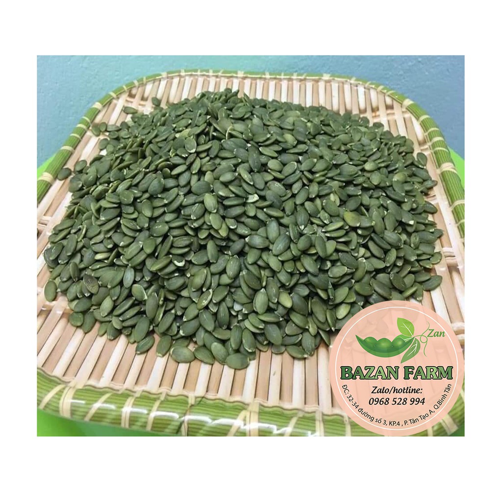 Nhân hạt bí xanh Ấn Độ rang chín ( 500gr)