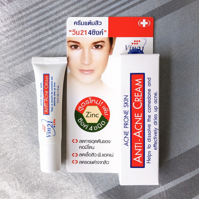 Vin21 Anti Acne Cream Kem Mụn