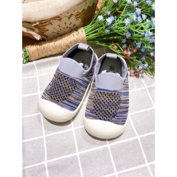 (Chân bé 12.5 - 14 cm) Mẫu giày lười dệt mềm mẫu mới hot 2020 - MKGL01