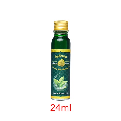 Dầu Po Thong Body Massage Oil Lá Bồ Đề Dạng Nước Xoa Bóp Thảo Dược