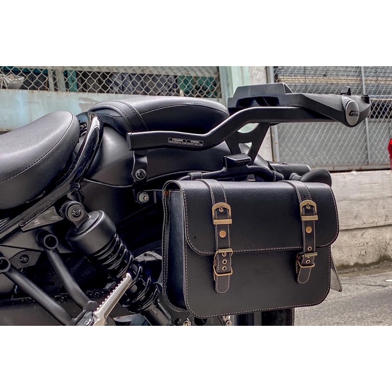 Tui treo xe thủ công, phụ kiện túi treo xe motor, bag for bike