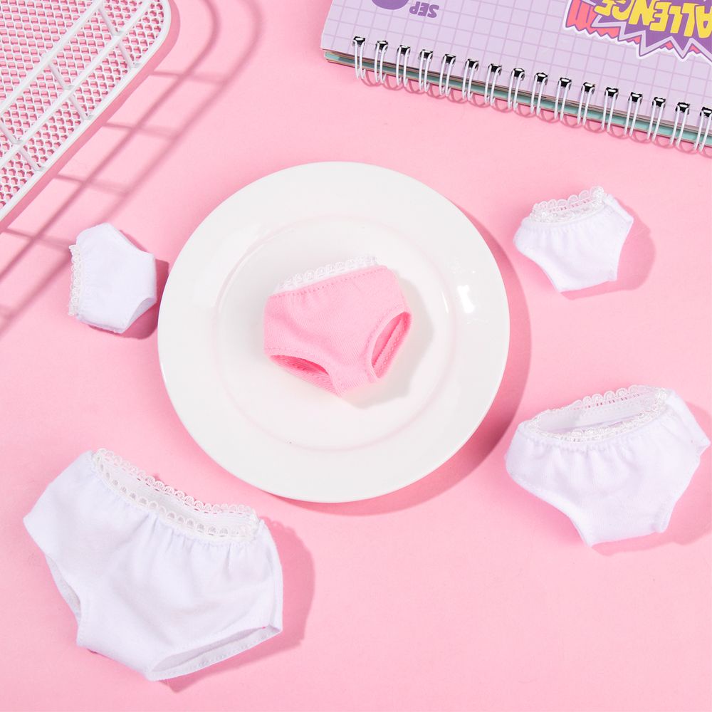 Quần Lót Cotton Màu Cầu Vồng thiết kế đáng yêu Cho Búp Bê 1/12 1/6 1/4 1/3